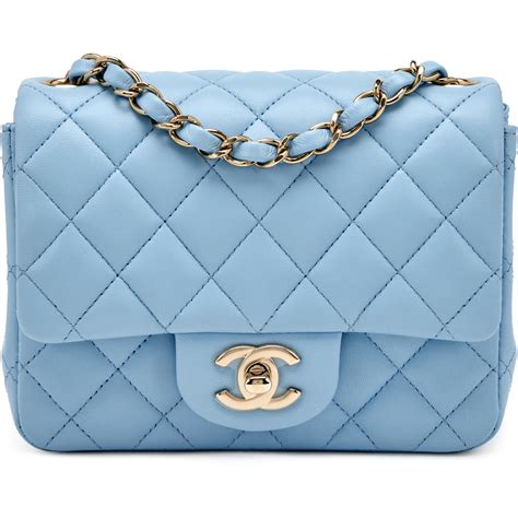 chanel iridescent blue flap|Chanel mini flap bags.